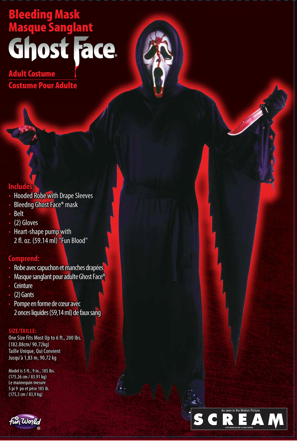 Bleeding Ghost Face® - Adult