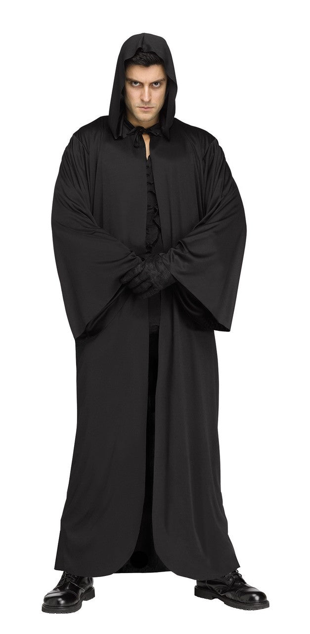 HOODED ROBE BLACK ONE SIZE