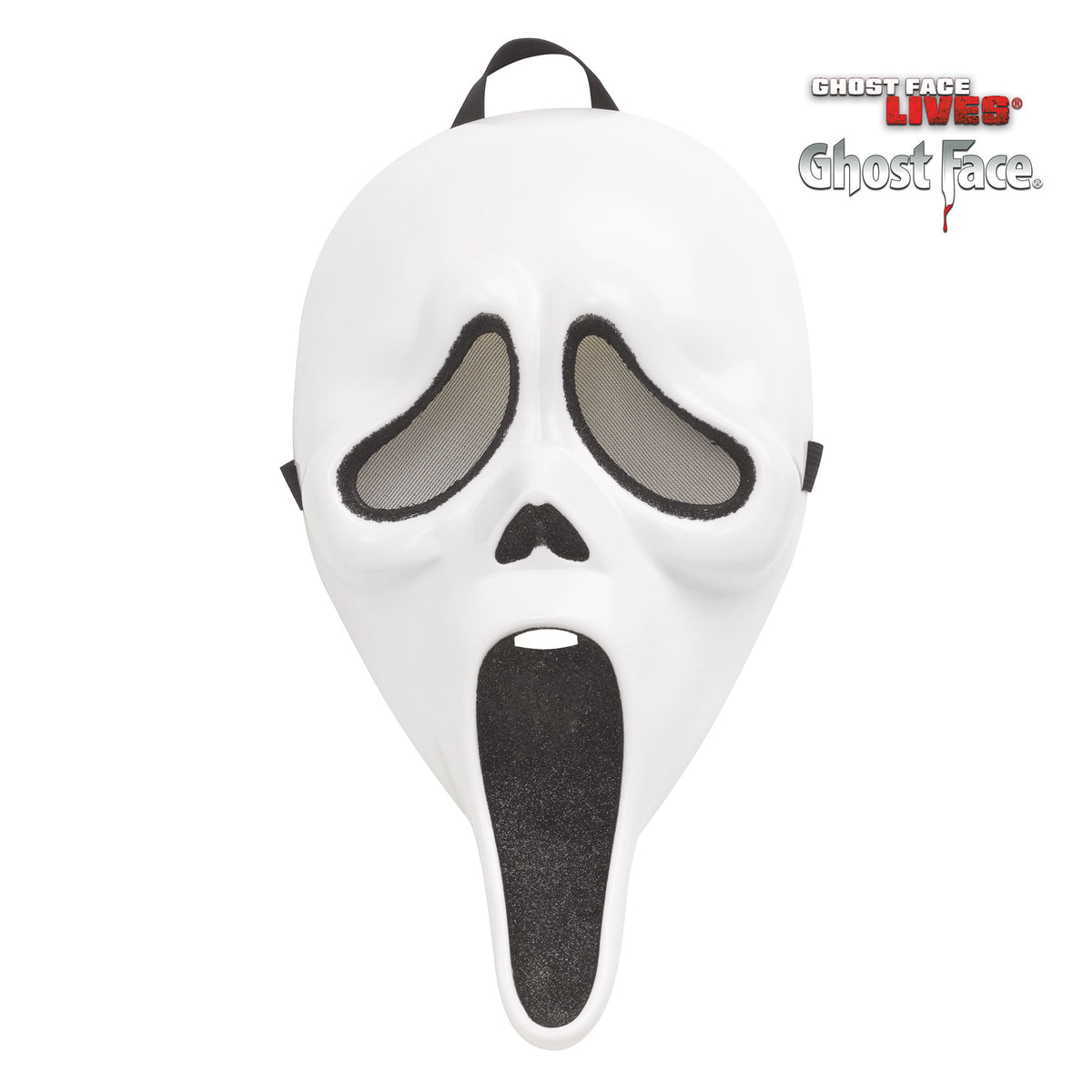 Black Glitter Ghost Face® - Adult