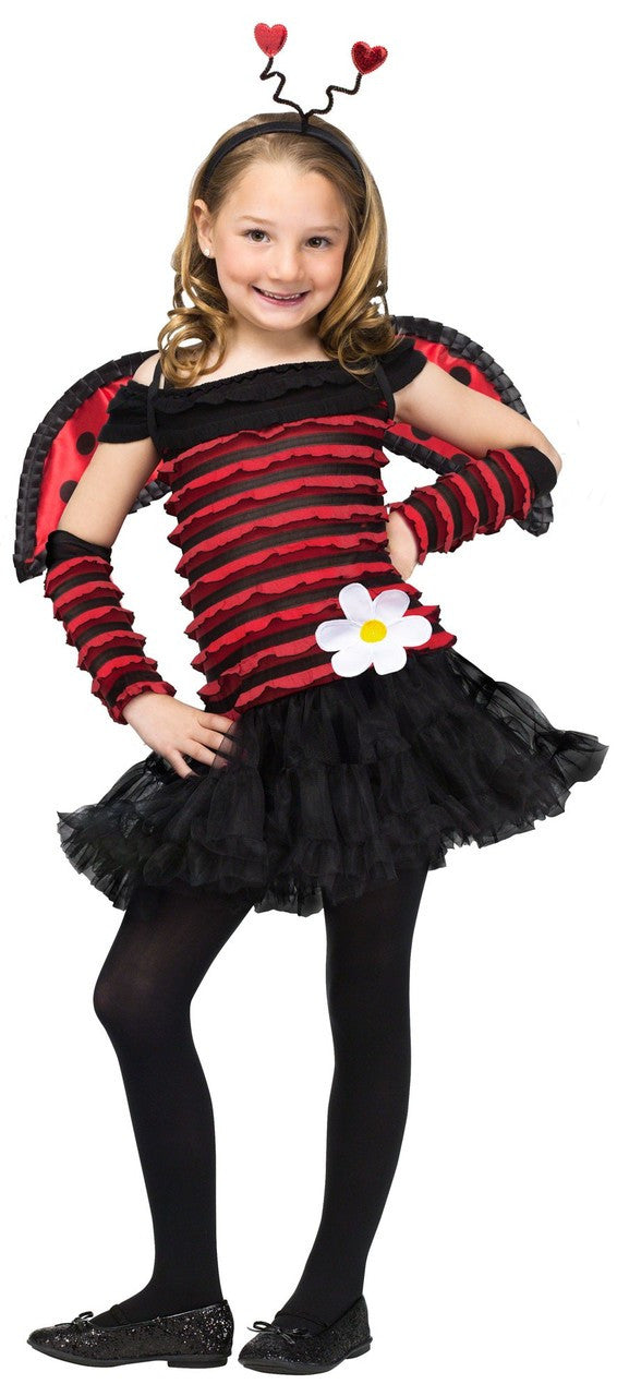 LITTLE LADY BUG GIRLS SIZE LARGE COSTUME 12-14