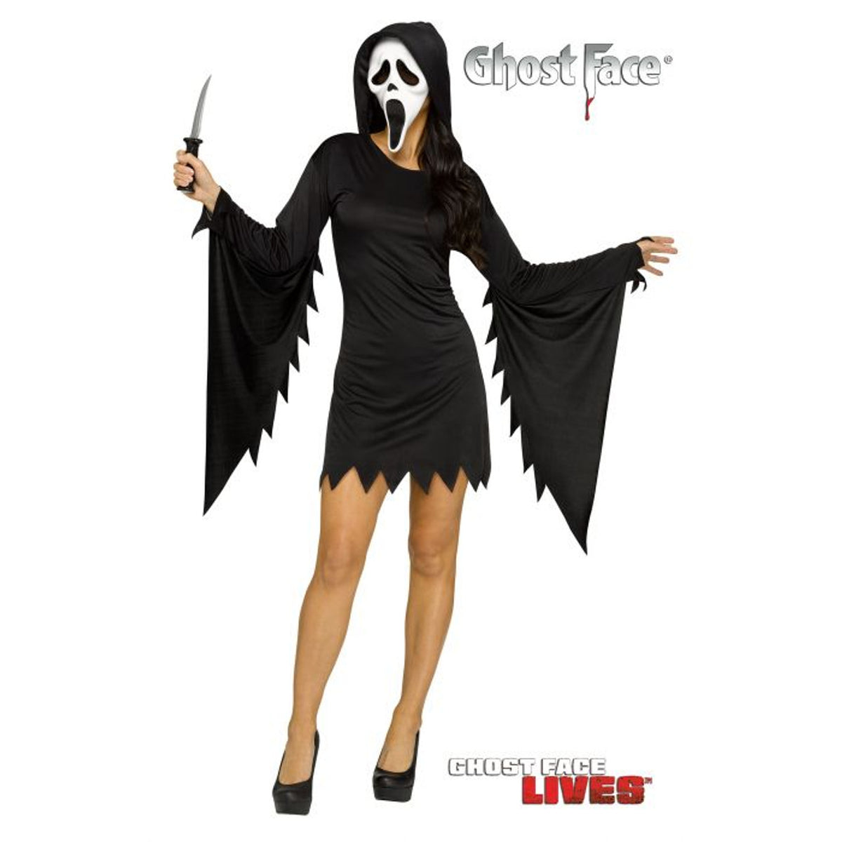 Ghost Face Glamour - Adult