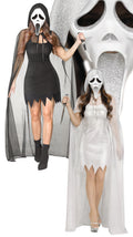 30th Anniversary Ladies Ghost Face® - Adult (BLACK,LARGE)