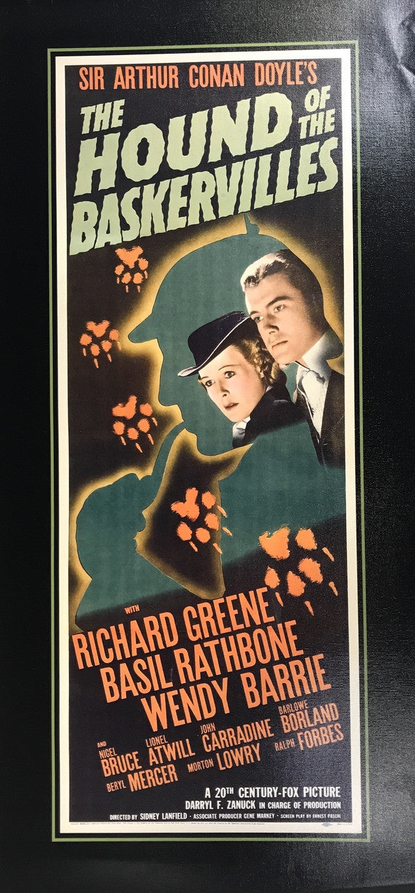 THE HOUND OF THE BASKERVILLES CANVAS PRINT 13X22