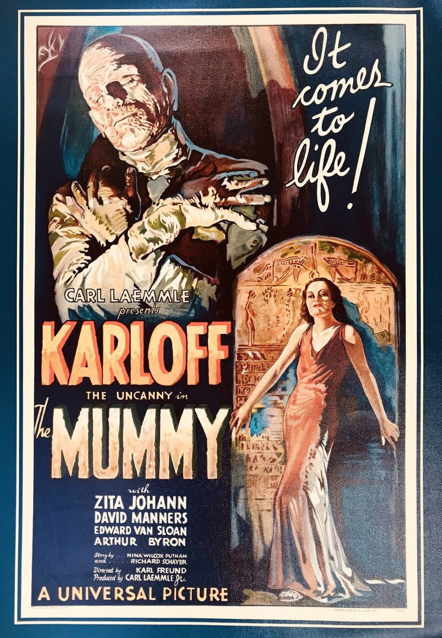 THE MUMMY CANVAS  PRINT 19X23