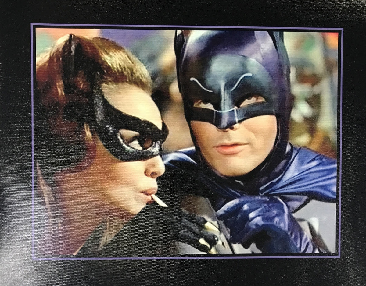 Batman and Batgirl canvas print 16x20