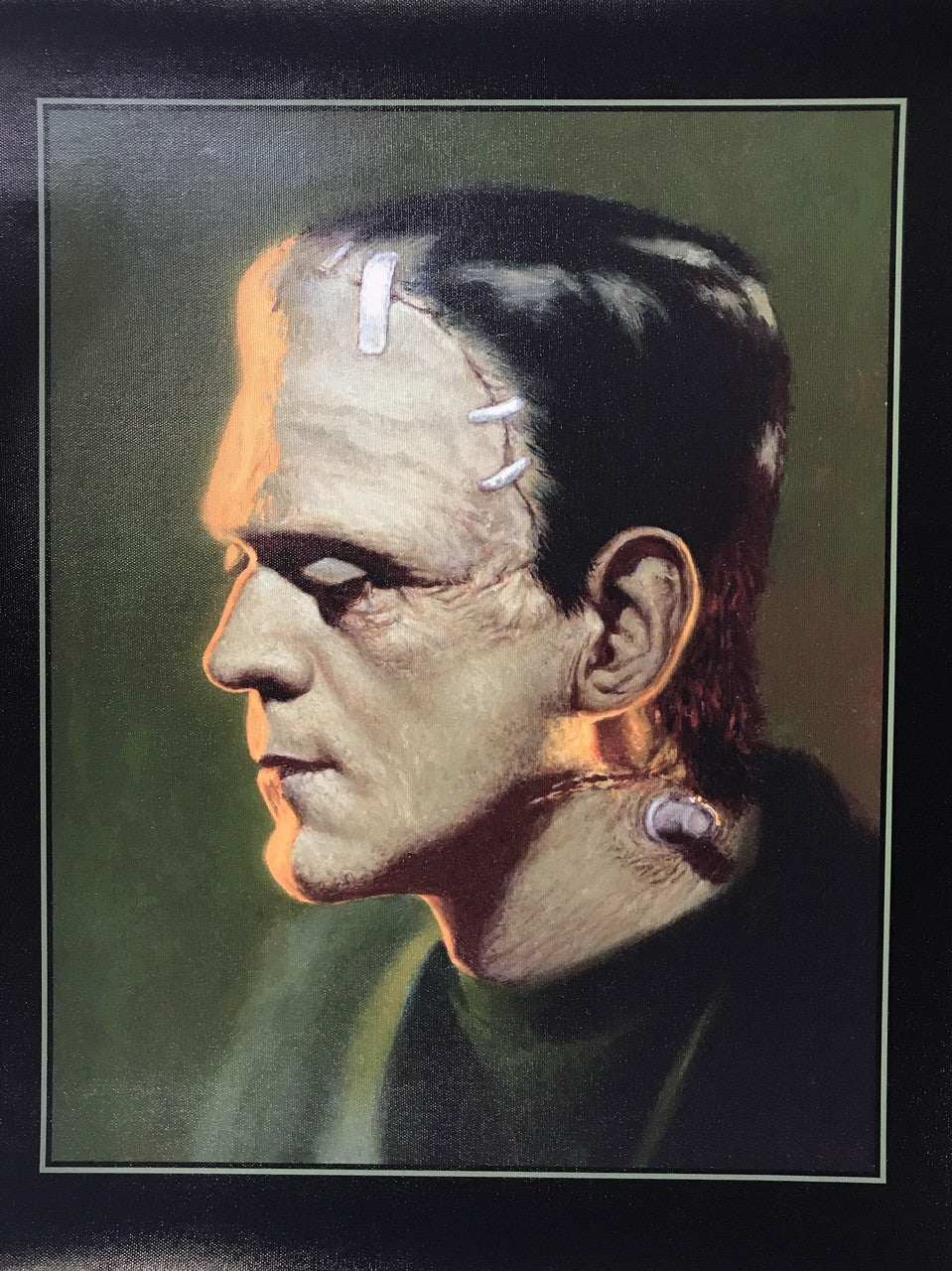 Frankenstein canvas print 10x22