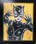 CATWOMEN CANVAS PRINT 18x12  (YELLOW)