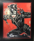 CATWOMEN CANVAS PRINT 18x22 (RED)