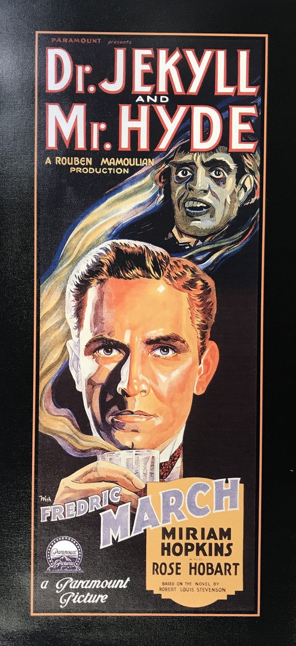 DR JEKYLL AND MR HYDE CANVAS PRINT 13X28