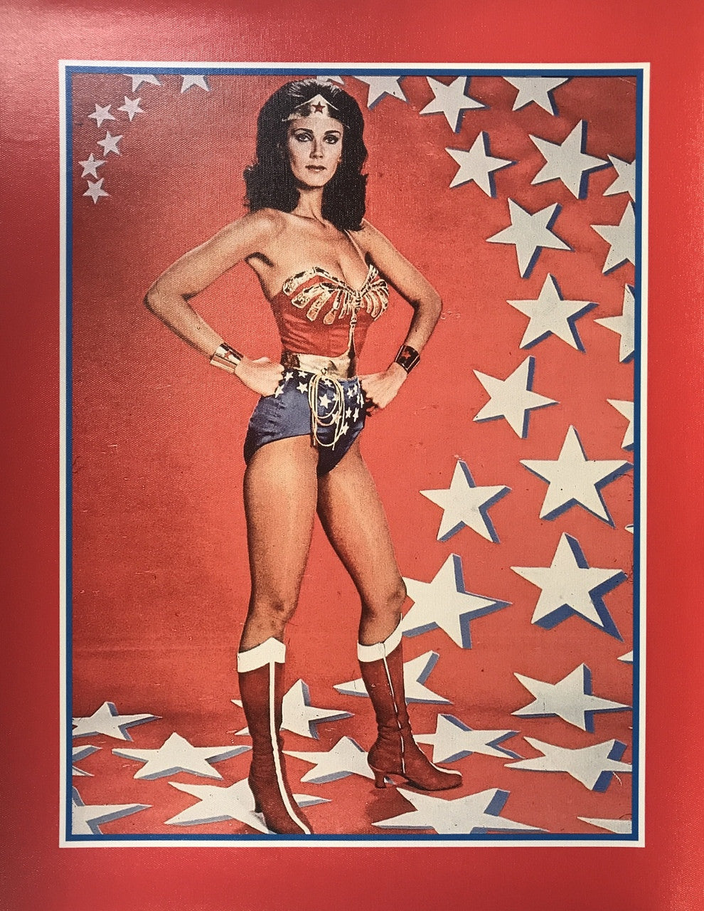 WONDER WOMEN CANVAS PRINT 17X22