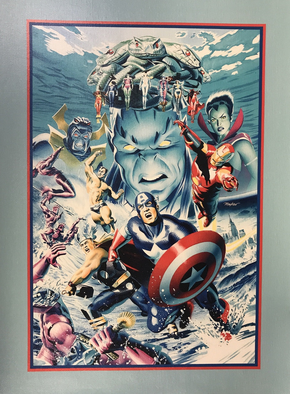 CAPTAIN AMERICA CANVAS PRINT 16X22