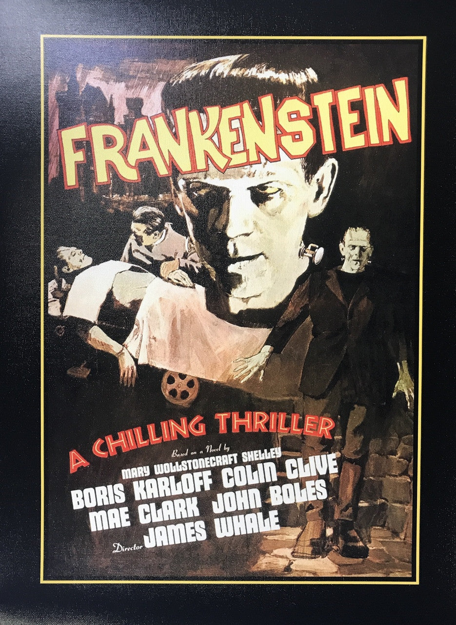 FRANKENSTEIN CANVAS PRINT 16X22