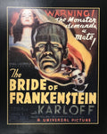 BRIDE OF FRANKENSTEIN CANVAS PRINT  17X22