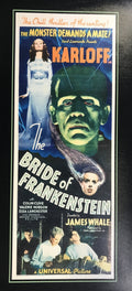 BRIDE OF FRANKENSTEIN CANVAS PRINT 13X28