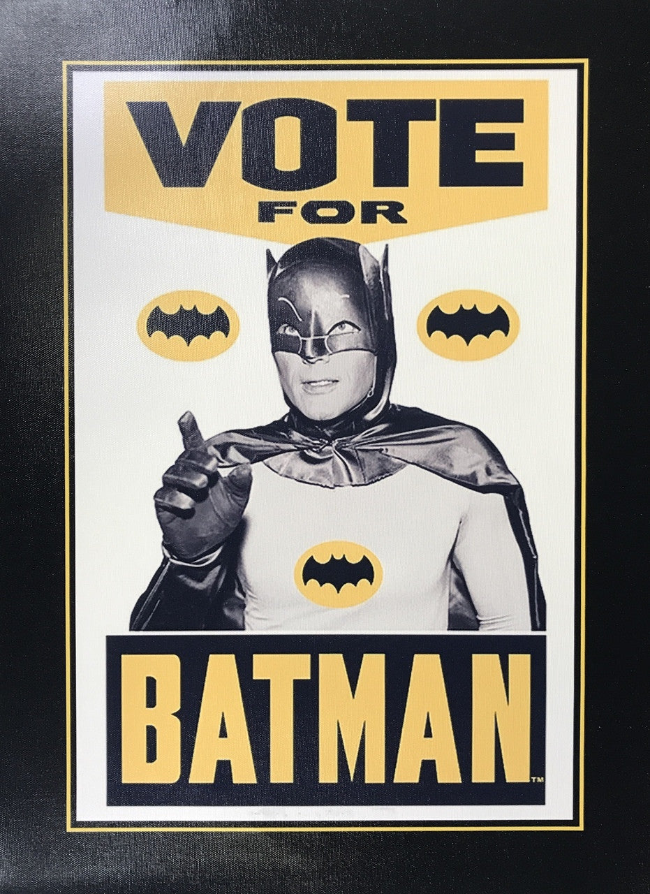VOTE FOR BATMAN CANVAS PRINT 16X22