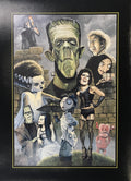 MONSTERS CANVAS PRINT 16X22