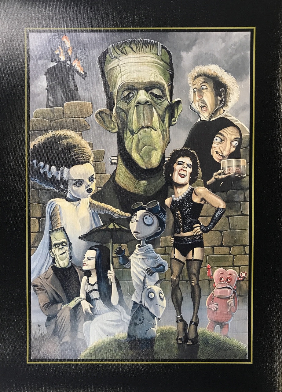 MONSTERS CANVAS PRINT 16X22