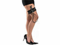 BLACK BOOT WHIP W GARTER
