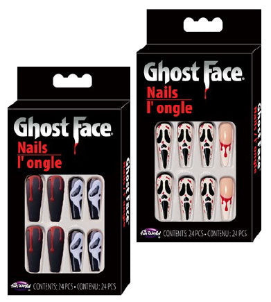 Ghost Face Press On Nails Assortment