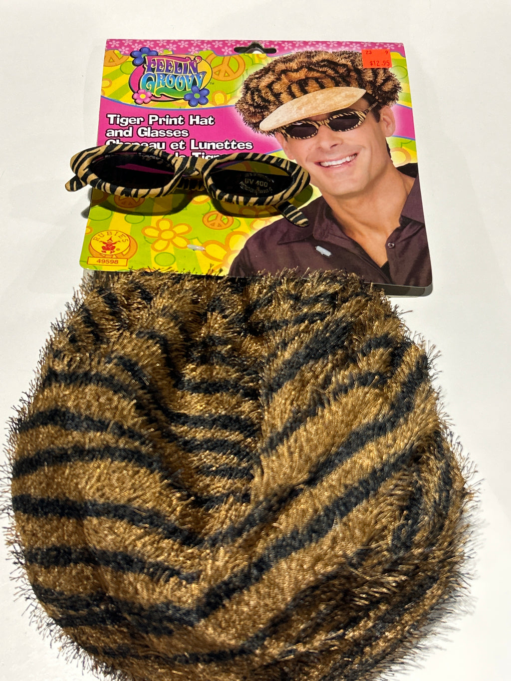 Feeling Groovy animal print hat and glasses