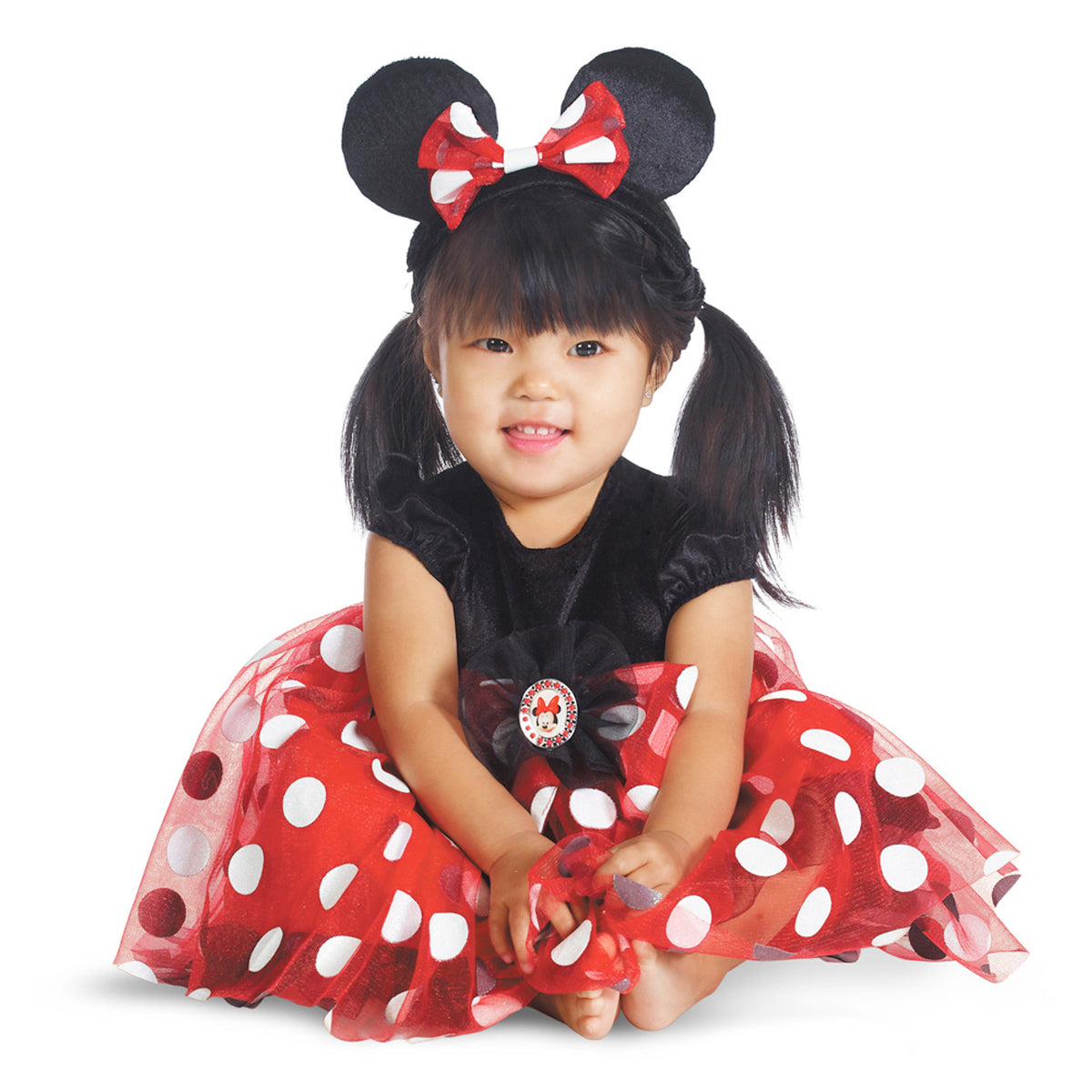 RED MINNIE MOUSE INFANT COSTUME SIZE 6-12 MONTHS