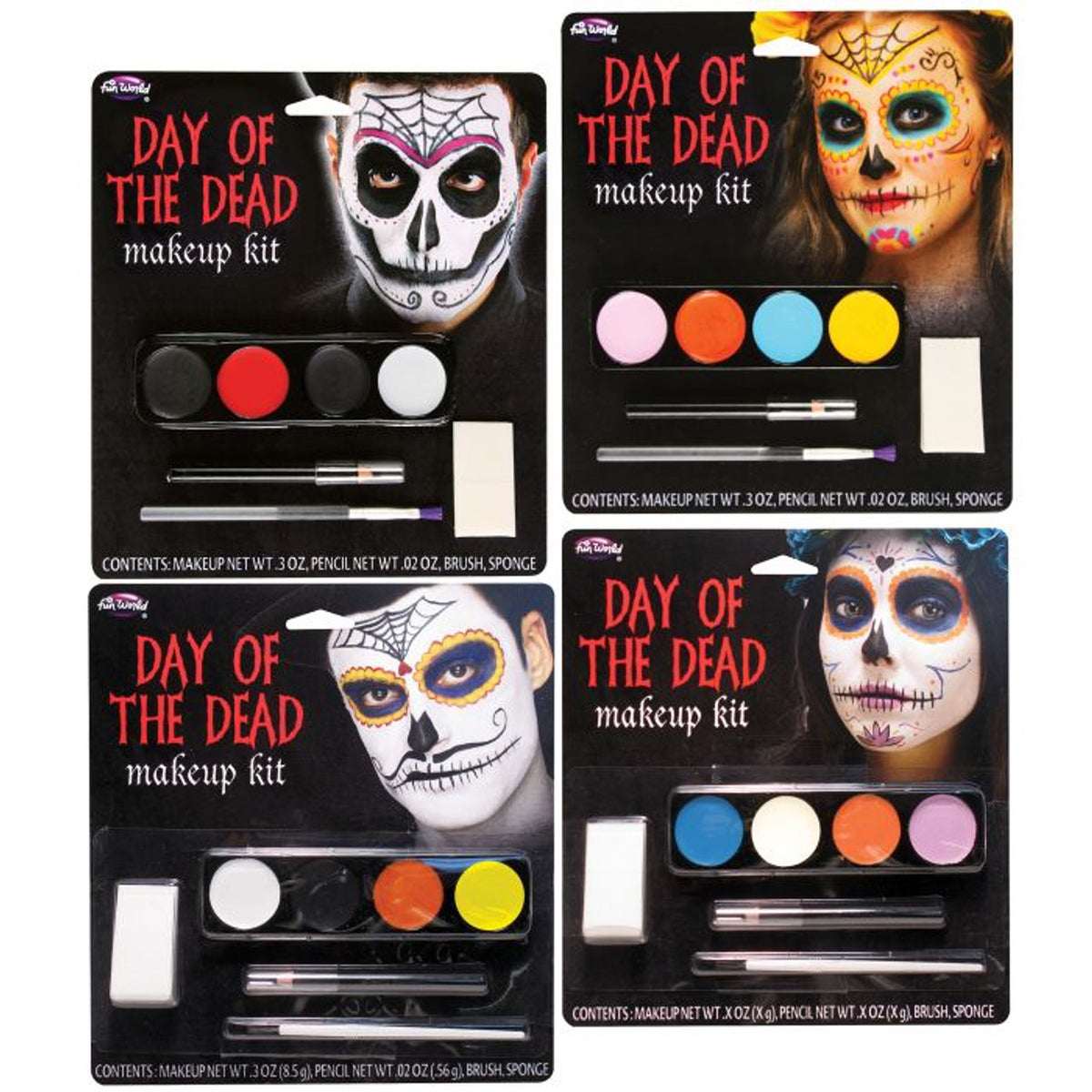 Day of the Dead Makeup Kit Assortment