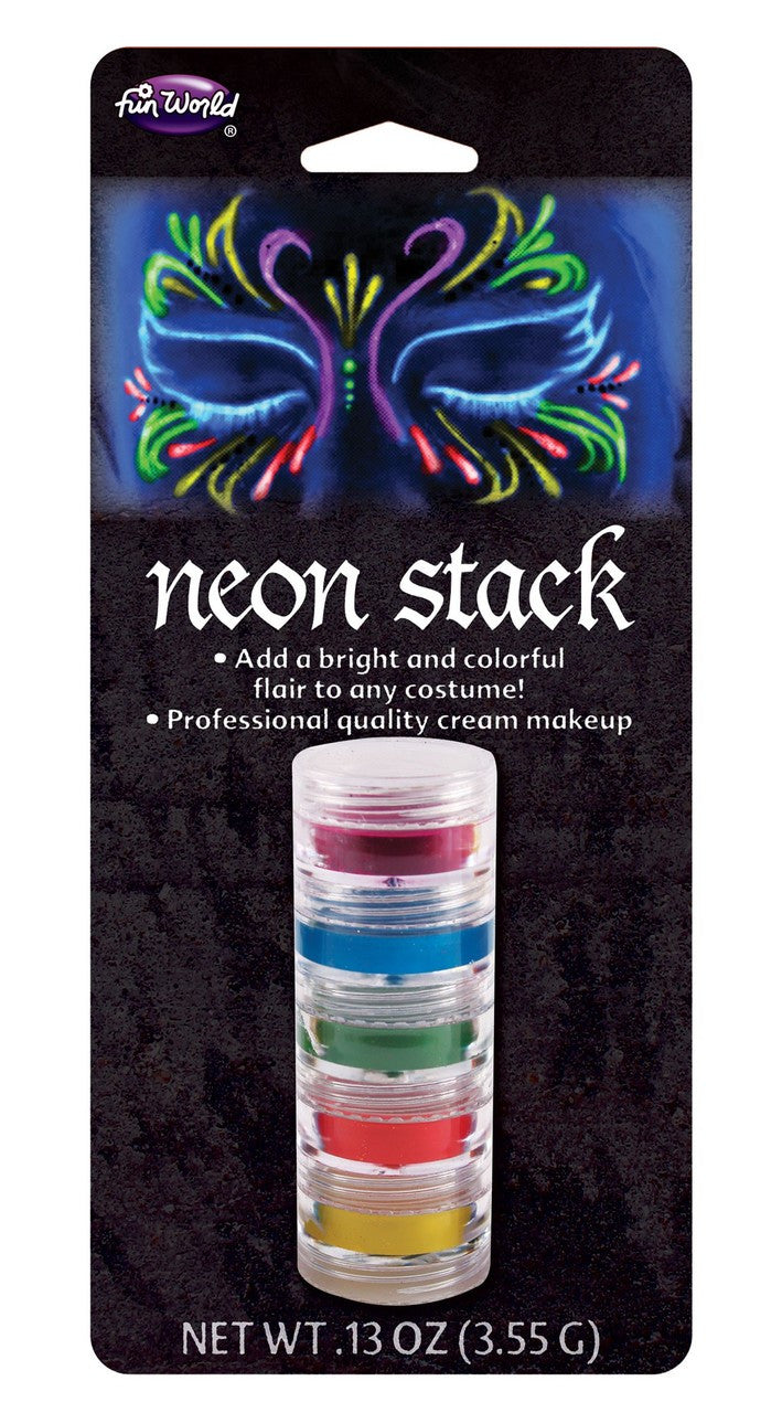Glitter Neon Rainbow M U Stack R