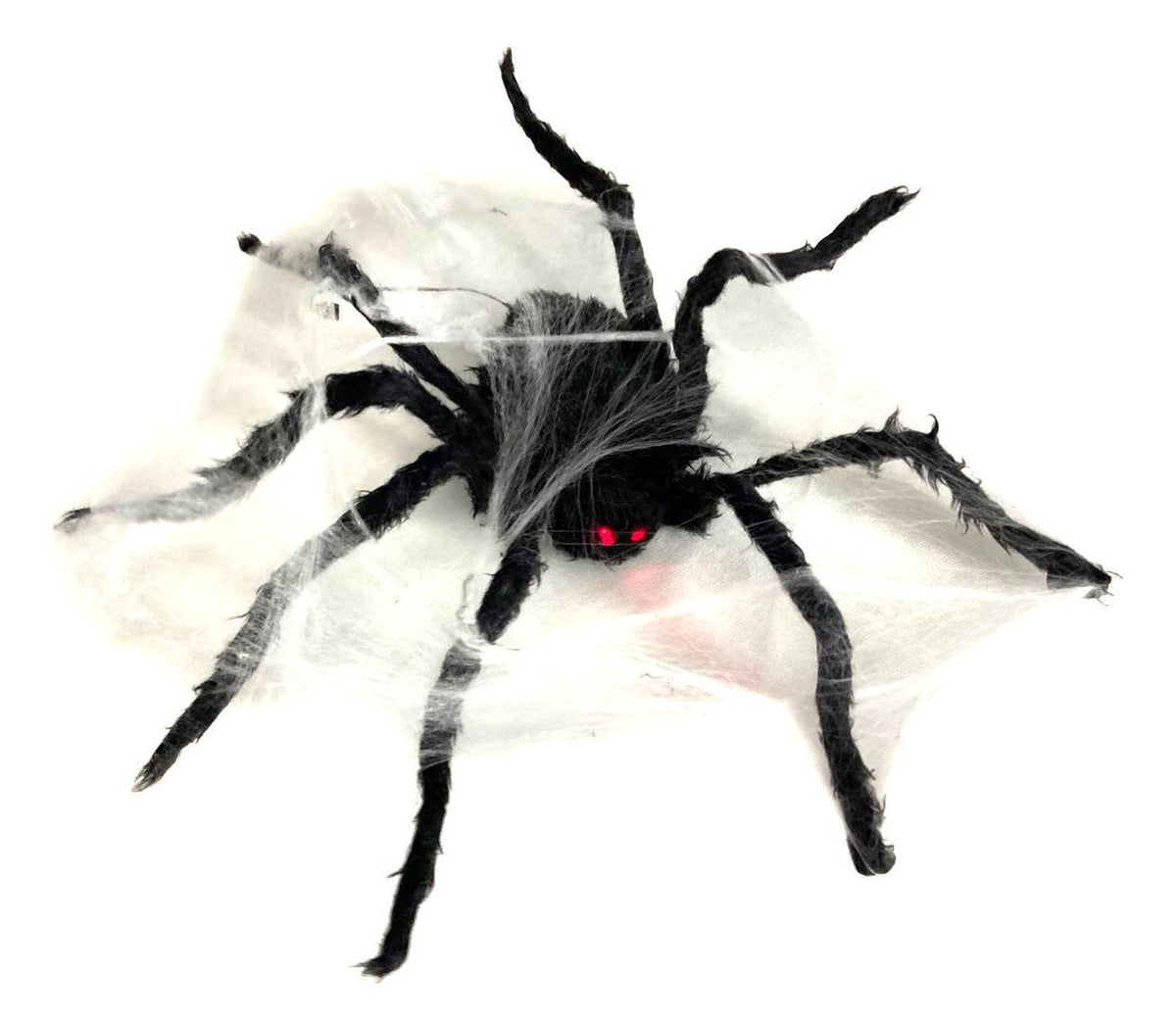 31.5" Animated Walking Spider w/web