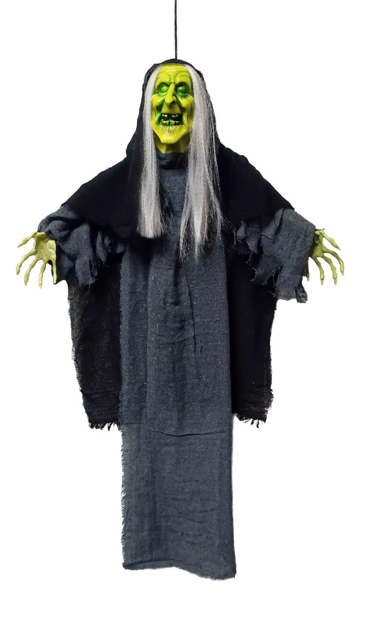 Hanging Witch w/Green Face