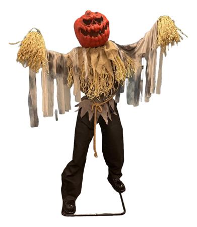6.2ft Animated Standing Scarecrow