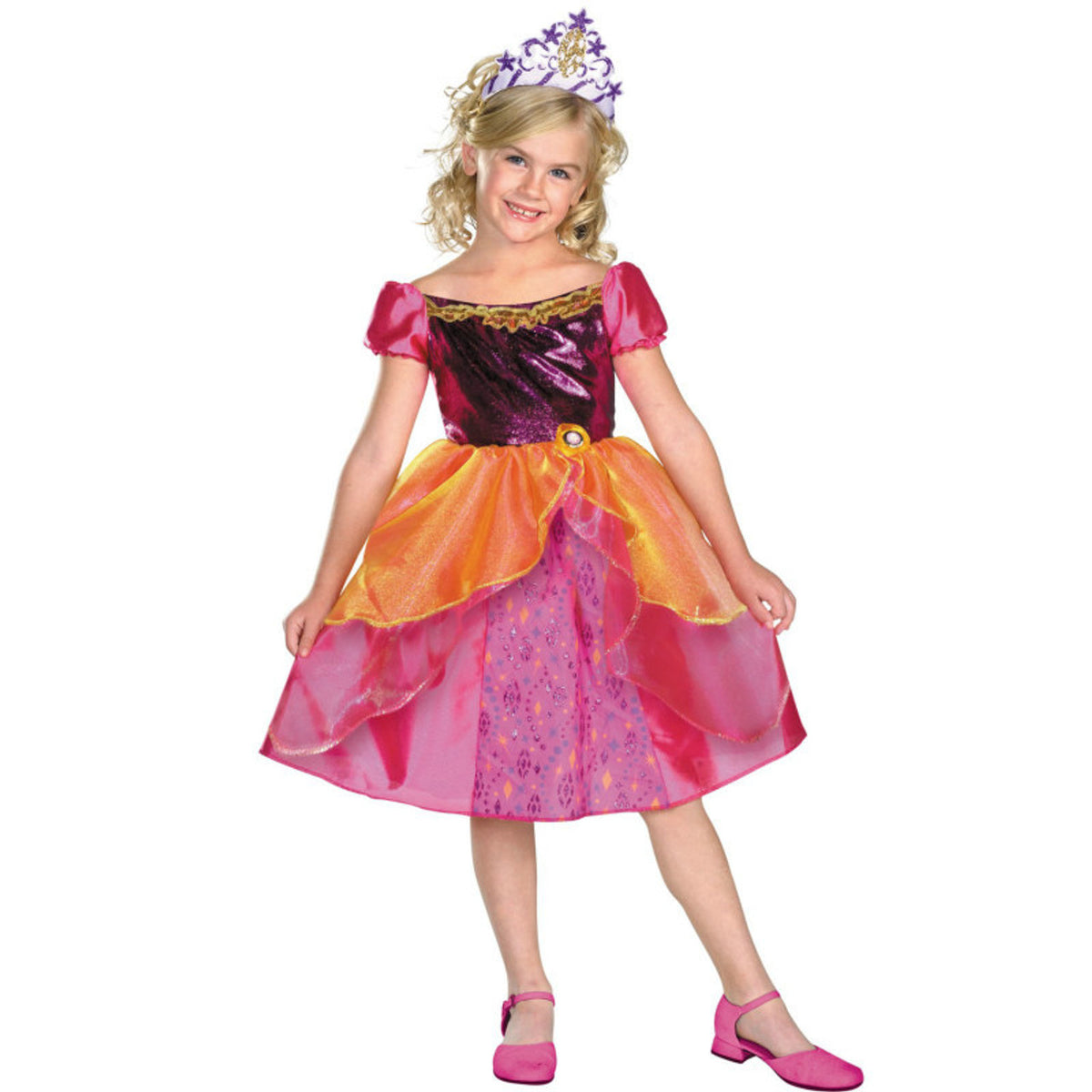 BARBIE THE DIAMOND CASTLE LIANA DELUXE GIRLS COSTUME (3T-4T)