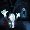 Halloween Inflatable 5ft Vampire with Built-in LED Light Decoration, Indoor/Outdoor, Yard, Lawn, Patio, Garden Halloween Blow Up Party Décor