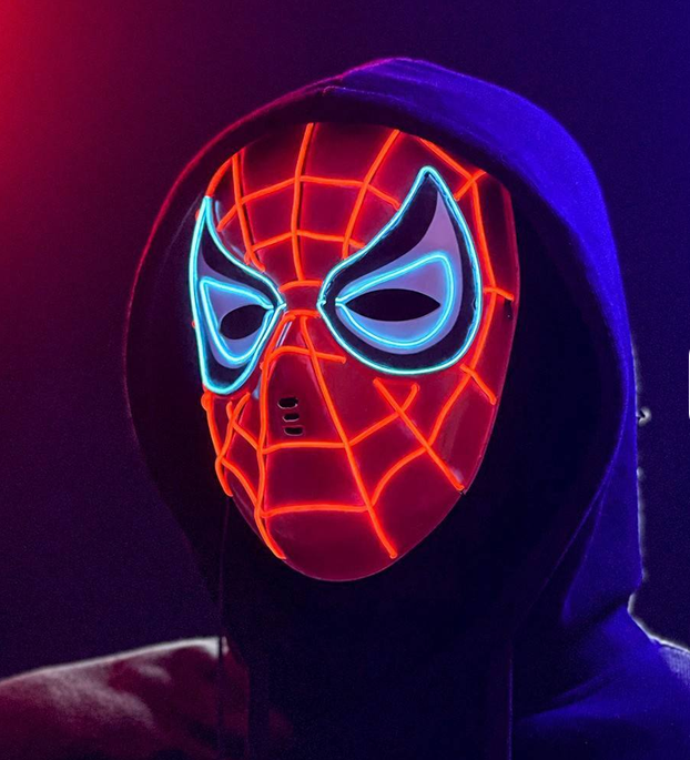 Light Up Mask Character