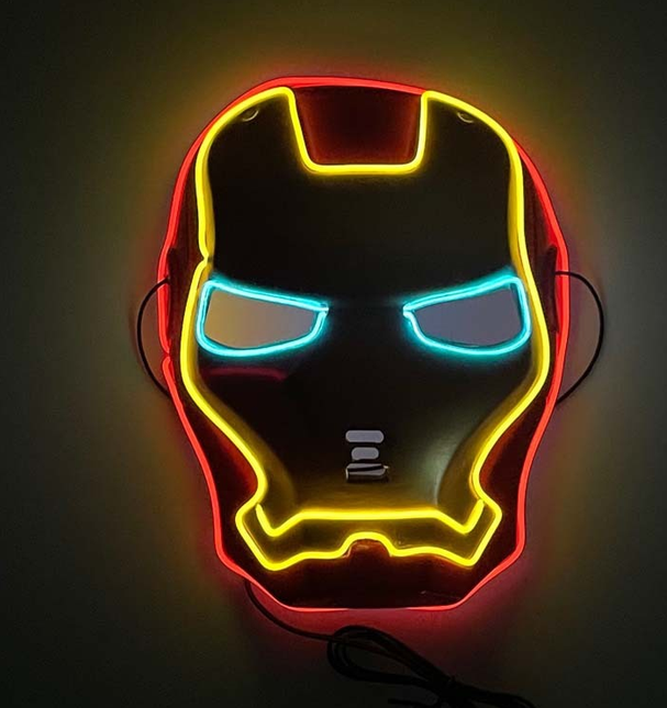 Light Up Mask Character