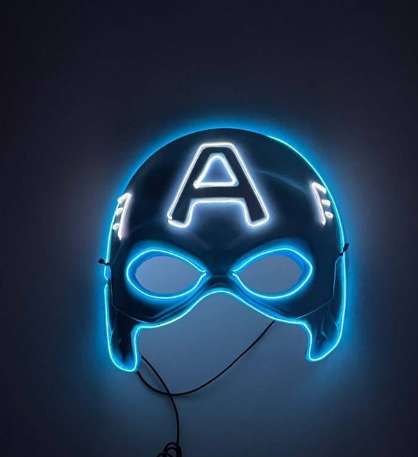 Light Up Mask Character