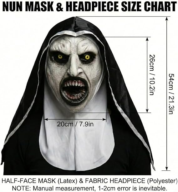 Scary Nun Mask