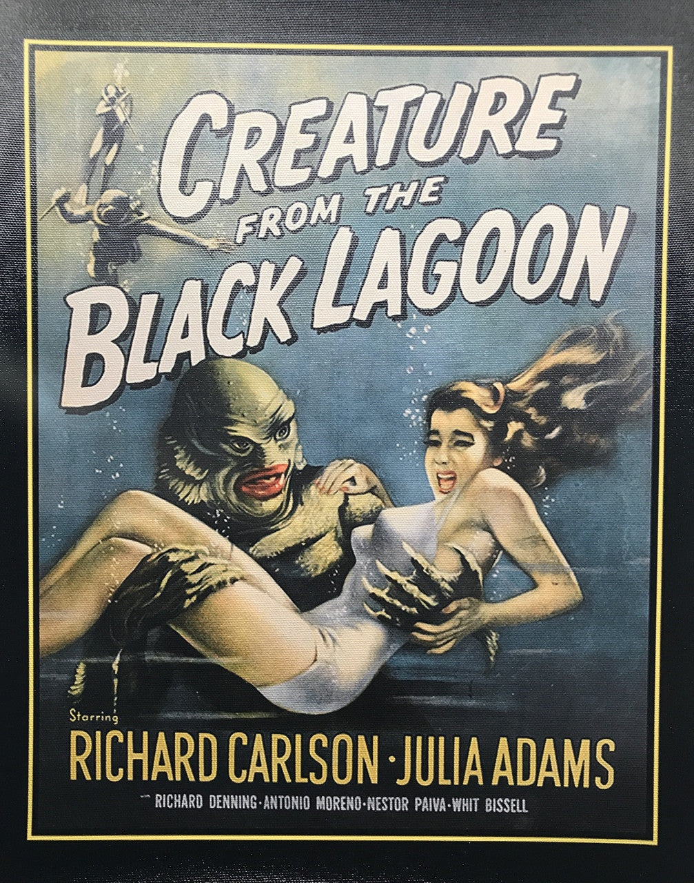 CREATURE FROM THE BLACK LAGOON CANVAS PRINT MEDIUM