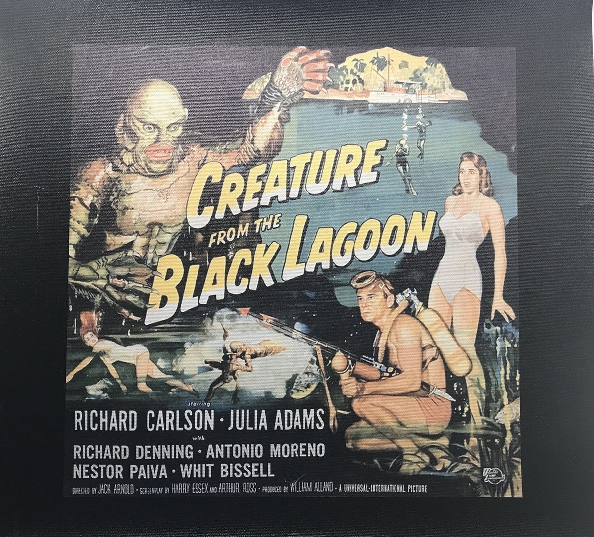 CREATURE FROM THE BLACK LAGOON CANVAS PRINT MEDIUM