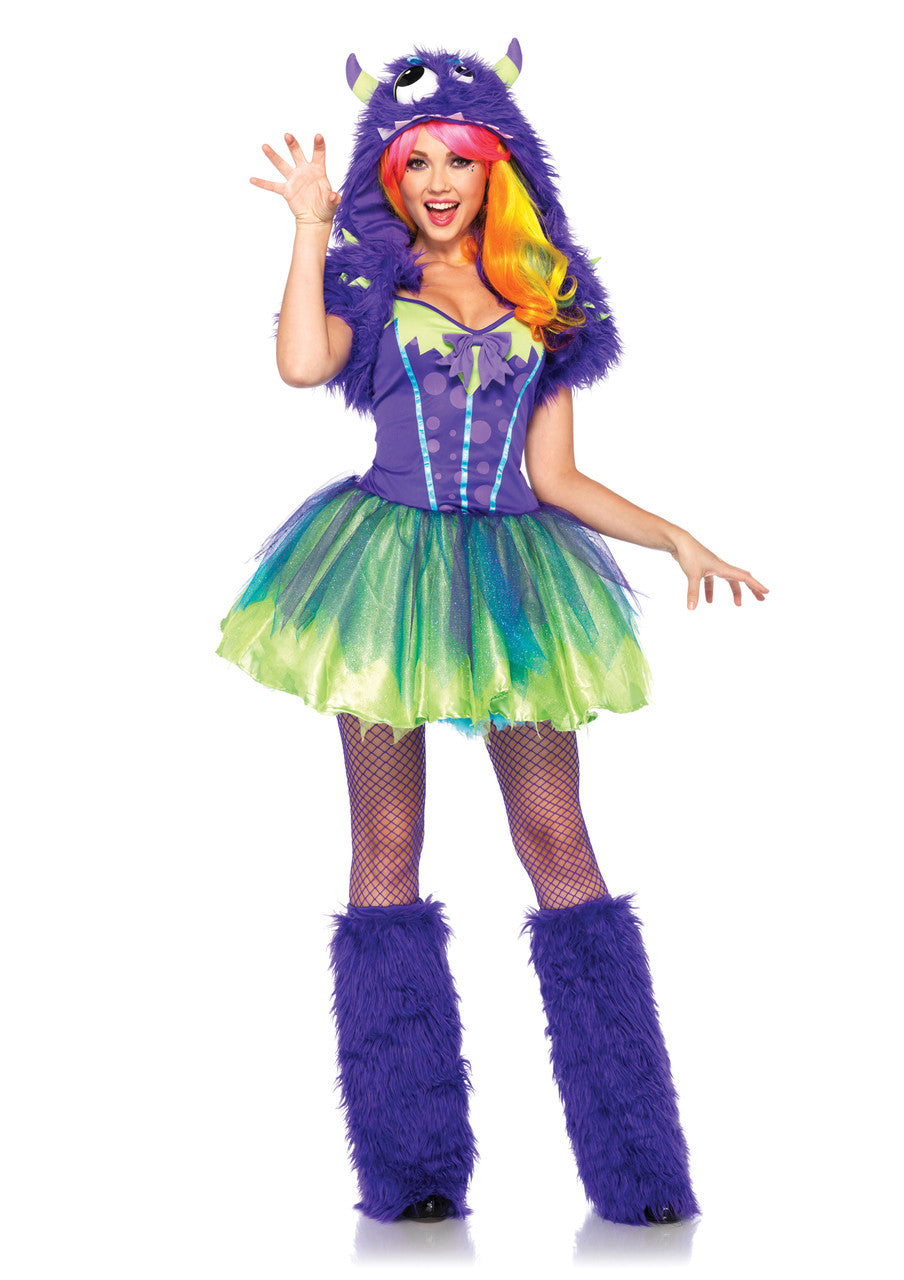 PURPLE POSH MONSTER (M/L)