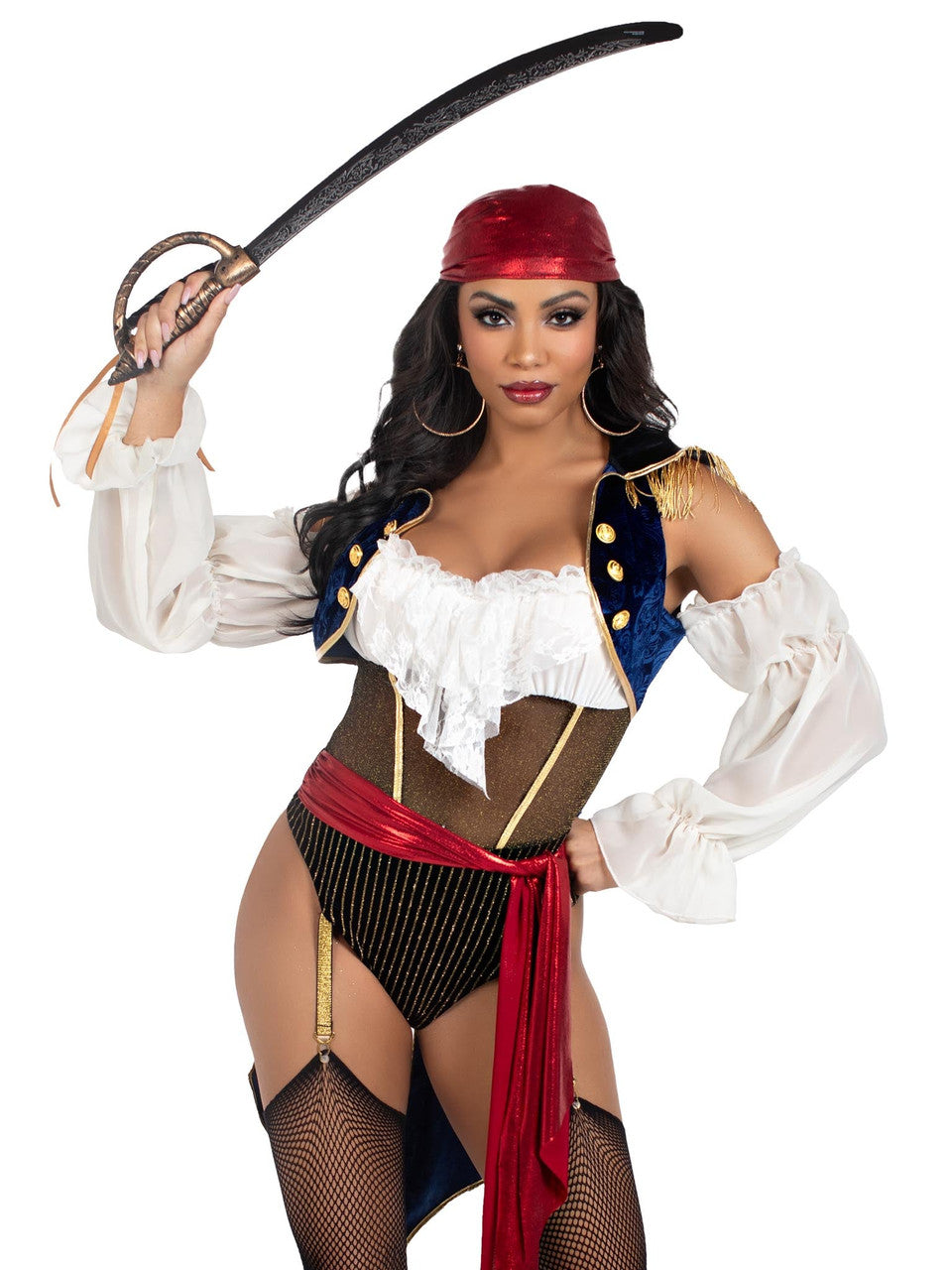 Buccaneer Beauty Pirate Costume Medium