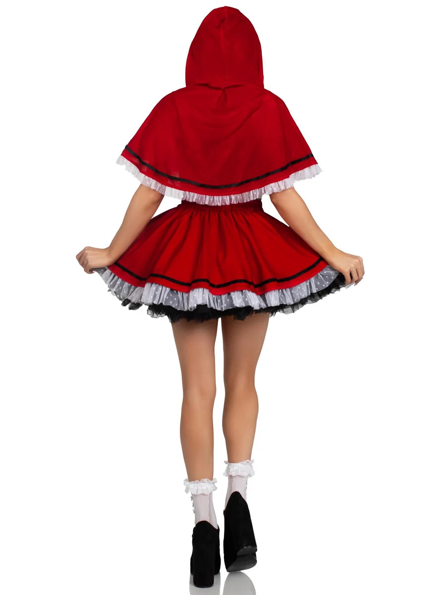 Flirty Miss Red Riding Hood Costume (LARGE)
