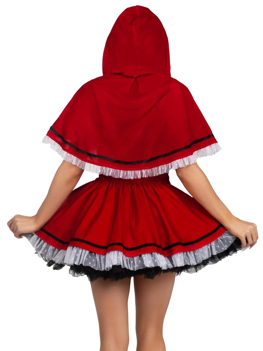 Flirty Miss Red Riding Hood Costume (LARGE)