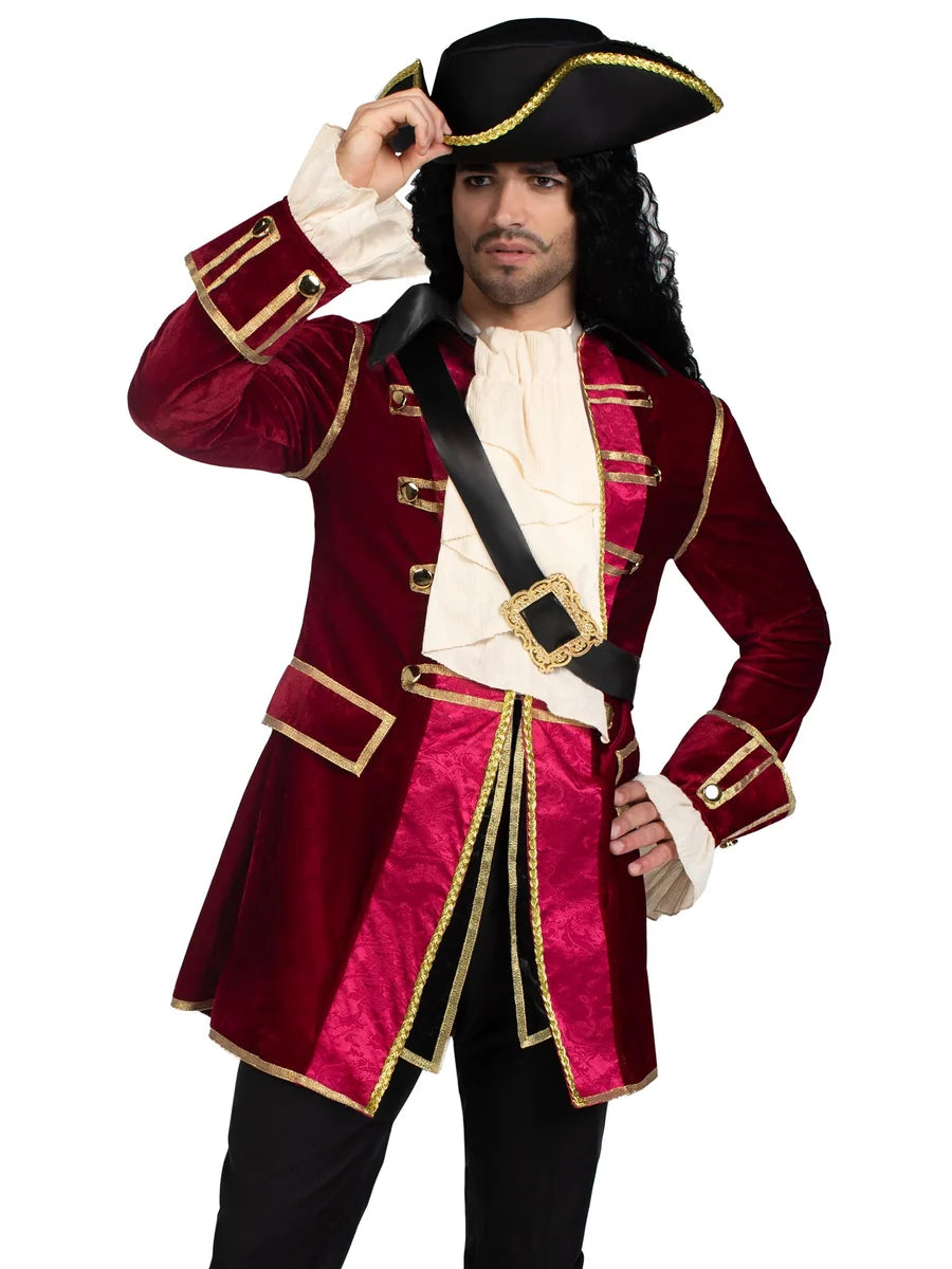 Men's Pirate Captain Costume (LARGE)