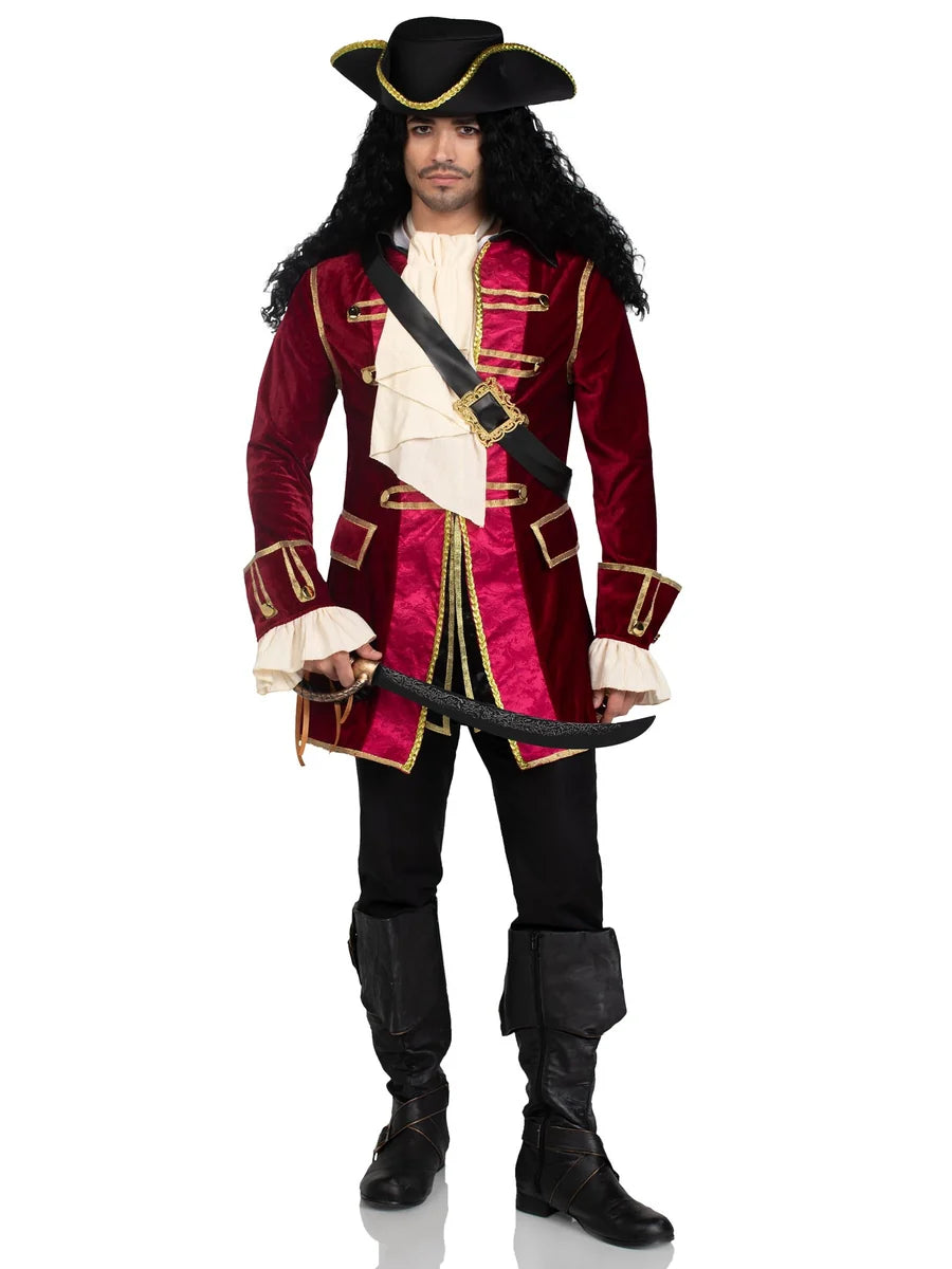 Men's Pirate Captain Costume XLarge