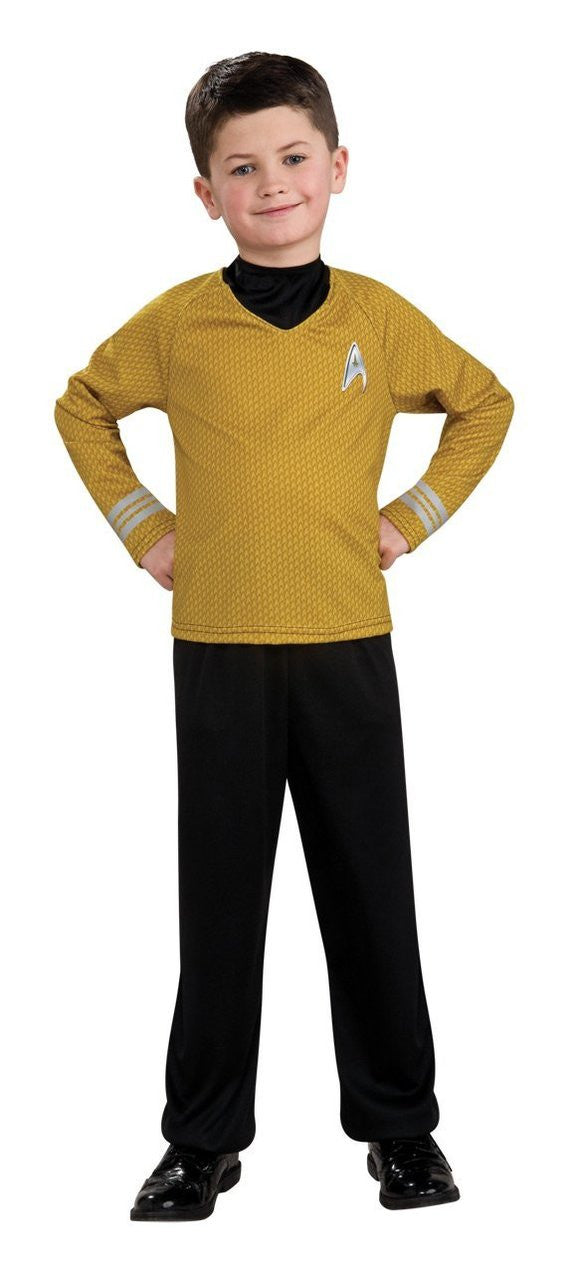 STAR TREK GOLD CAPTAIN KIRK  MEDIUM 7-8
