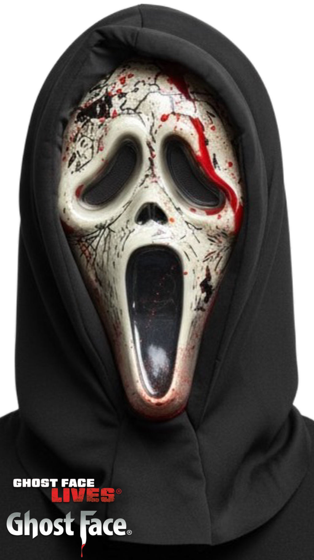 Ghost Face Aged Bleeding Mask