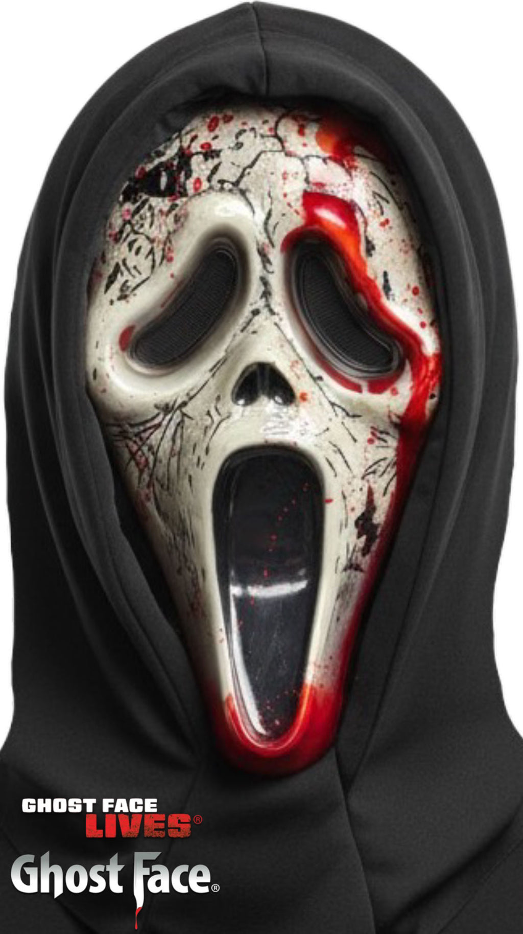 Ghost Face Aged Bleeding Mask
