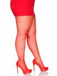 Risa Nylon Fishnet Tights Red Queen