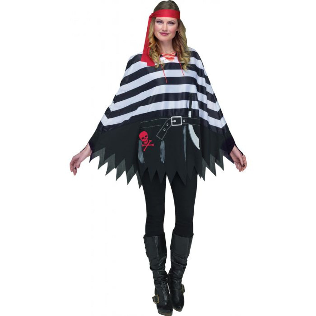 Pirate Poncho - Adult