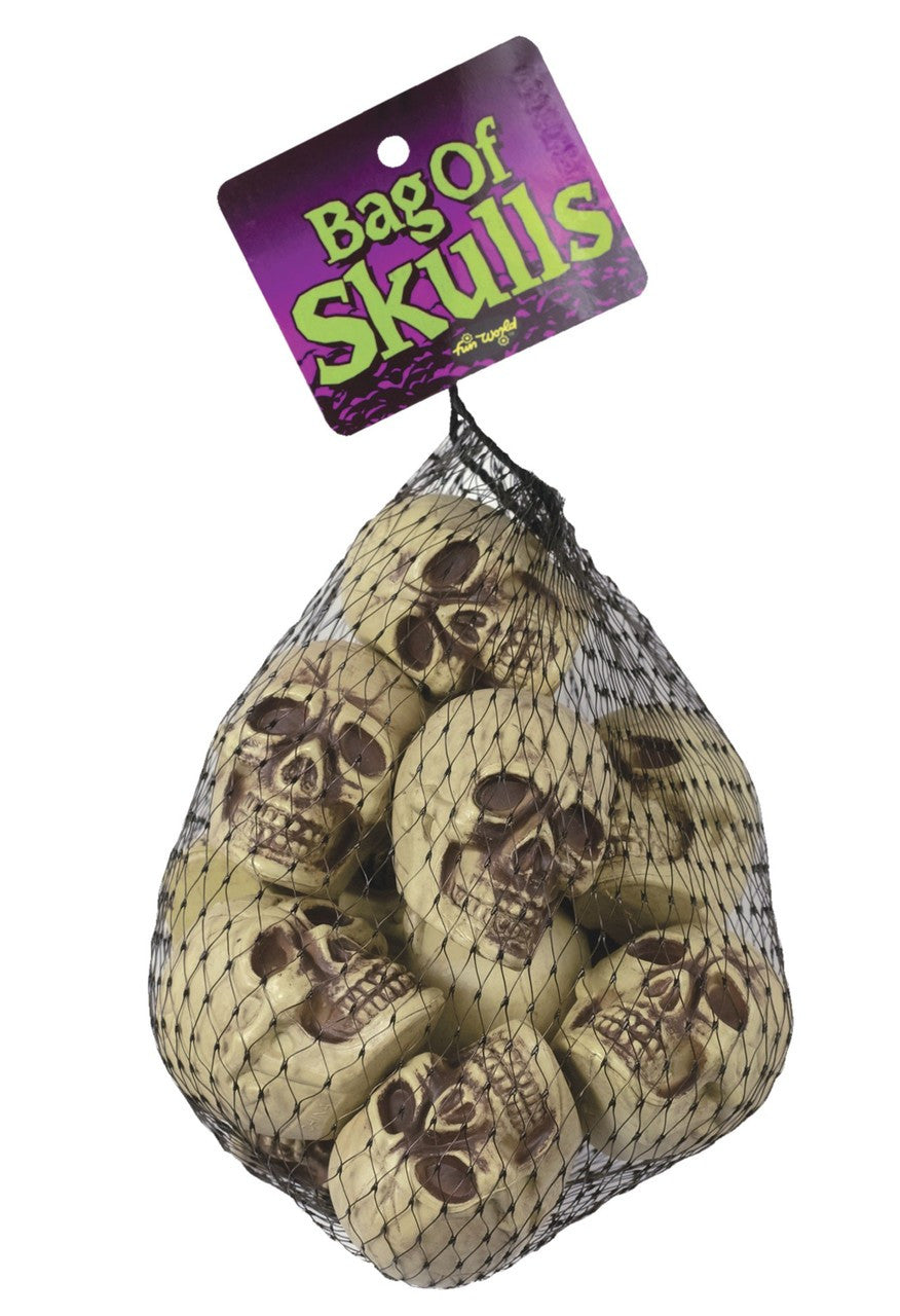 BAG OF SKULL HEADS